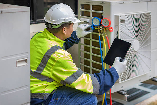 Professional Hvac technician working in Marshall, MI